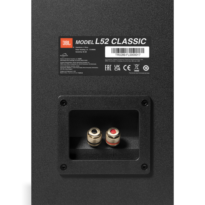L52 Classic - Black - 5.25-inch (130mm) 2-way Bookshelf Loudspeaker - Detailshot 2 image number null